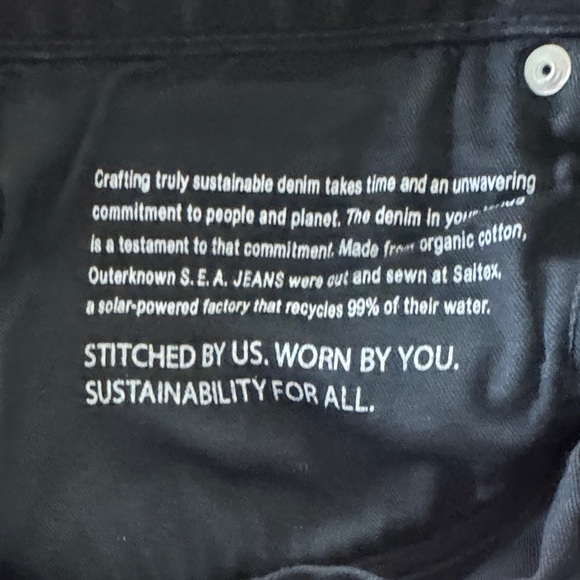 Outerknown Men's Dark Jeans - Picture 5 of 8